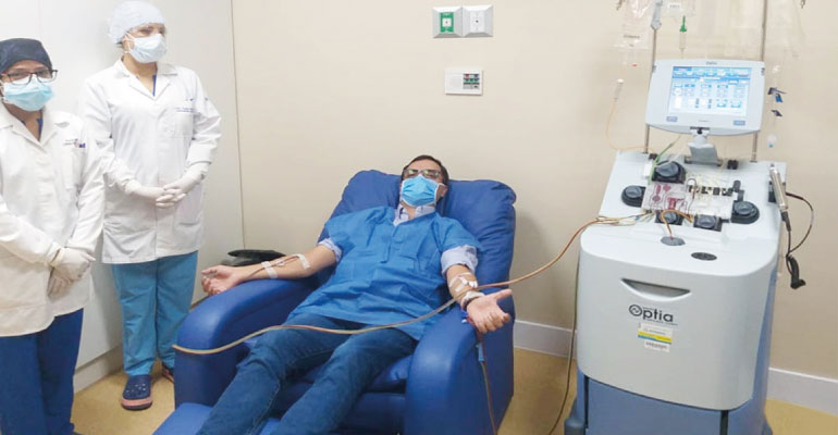 Donar plasma convaleciente en la enfermedad COVID-19 salva vidas